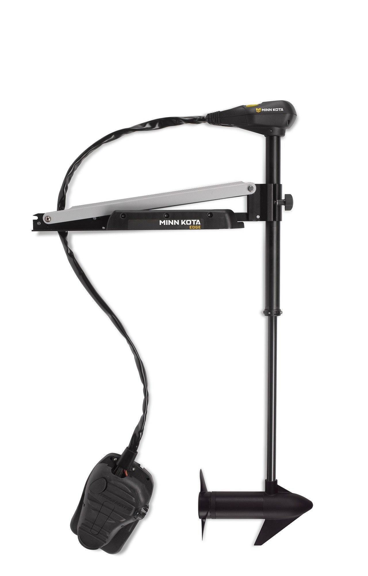Minn Kota Edge 55 lb Thrust Trolling Motors with Foot Pedal Control and Latch & Door Mount.