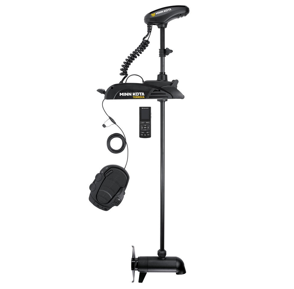 Minn Kota Terrova Combo 112 Trolling Motors DSC Wireless Remote and Foot Pedal.