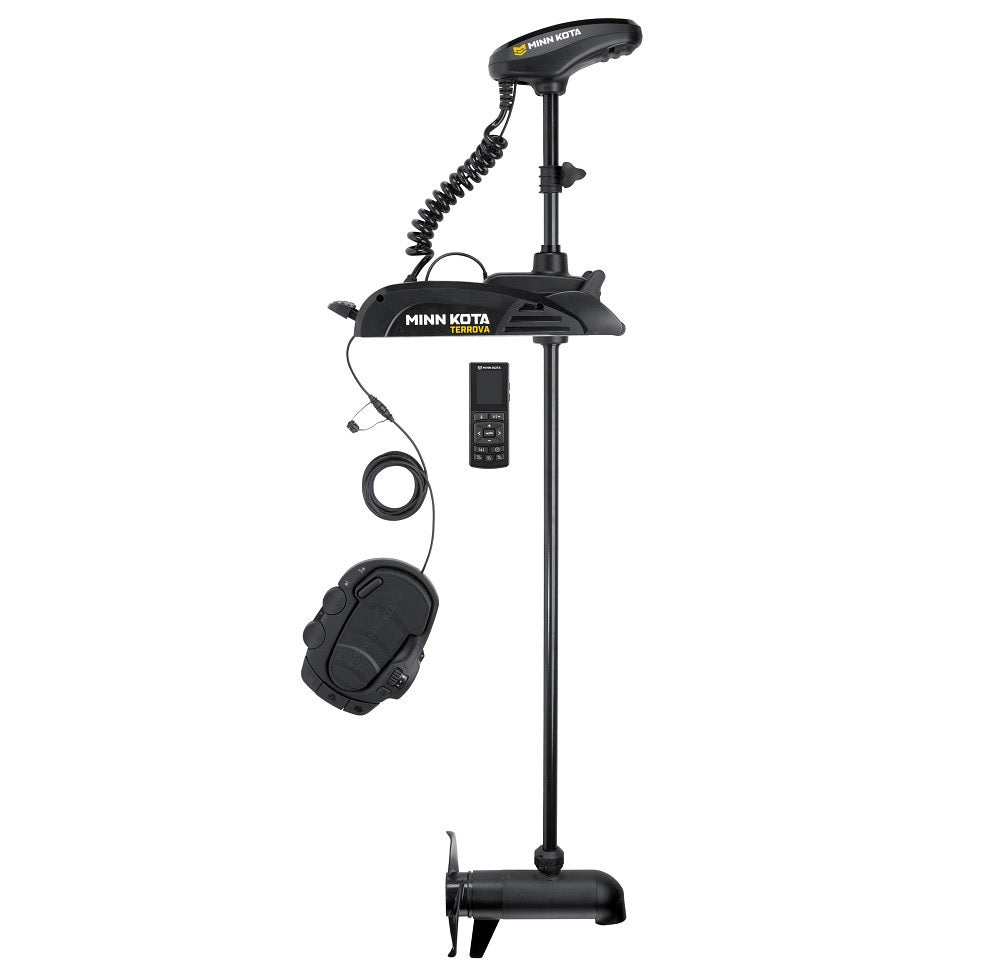 Minn Kota Terrova Combo 80 lbs Trolling Motors DSC Wireless Remote and Foot Pedal Series.