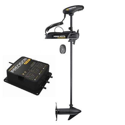 Minn Kota Powerdrive Trolling Motor Bundles 54in with Micro Remote & ON-BOARD CHARGERS.