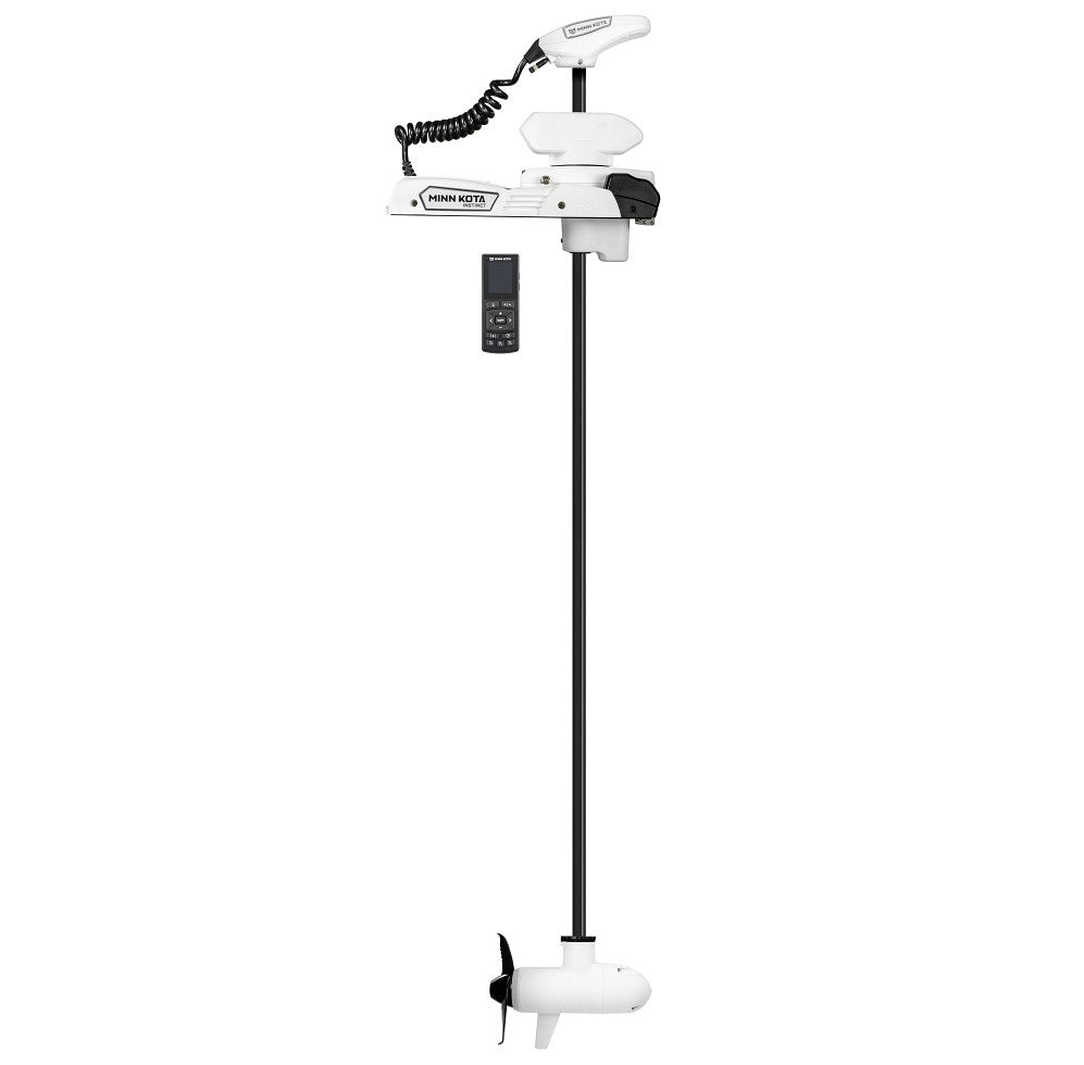 Minn Kota Riptide Instinct Quest 90/115 lb Thrust 24/36v Wireless Remote- White.