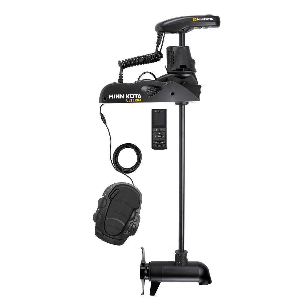 Minn Kota Ulterra 112 Trolling Motors 60in Shaft Wireless Remote.