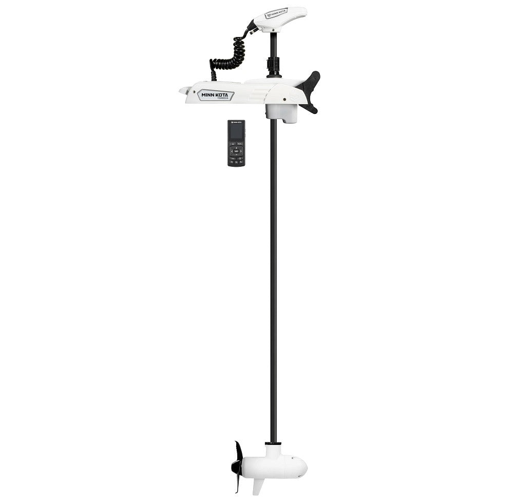 Minn Kota Riptide Terrova Quest 90/115 lb Thrust 24/36v Wireless Remote - White.