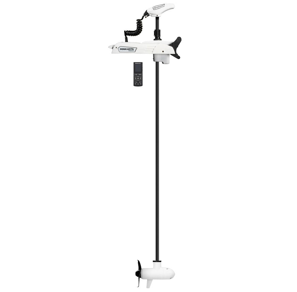 Minn Kota Riptide Terrova Quest 90/115 lb Thrust 24/36v Wireless Remote - White.
