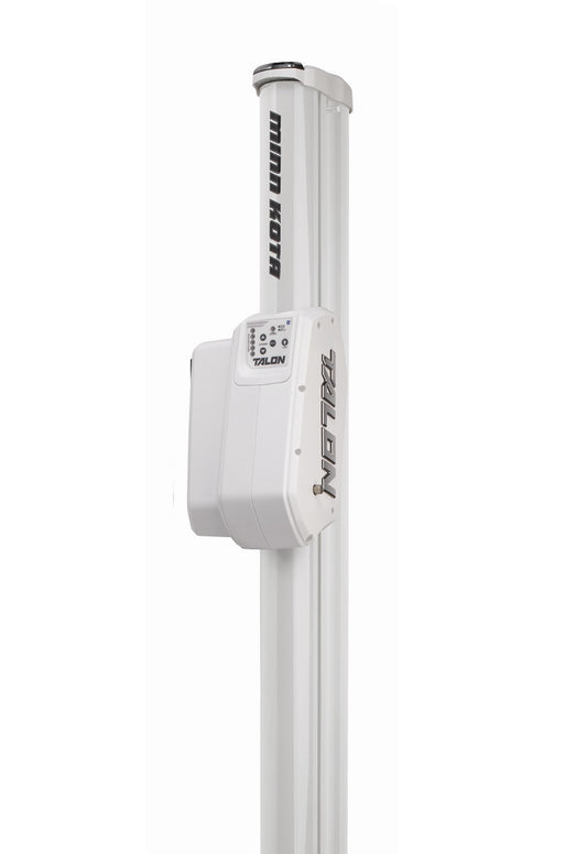 Minn Kota Talon White Shallow Water Anchors with Bluetooth and Built-in Light.