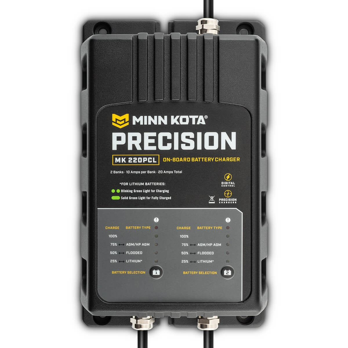 Minn Kota Precision On-Board Charger (PCL Series) 10 Amps.