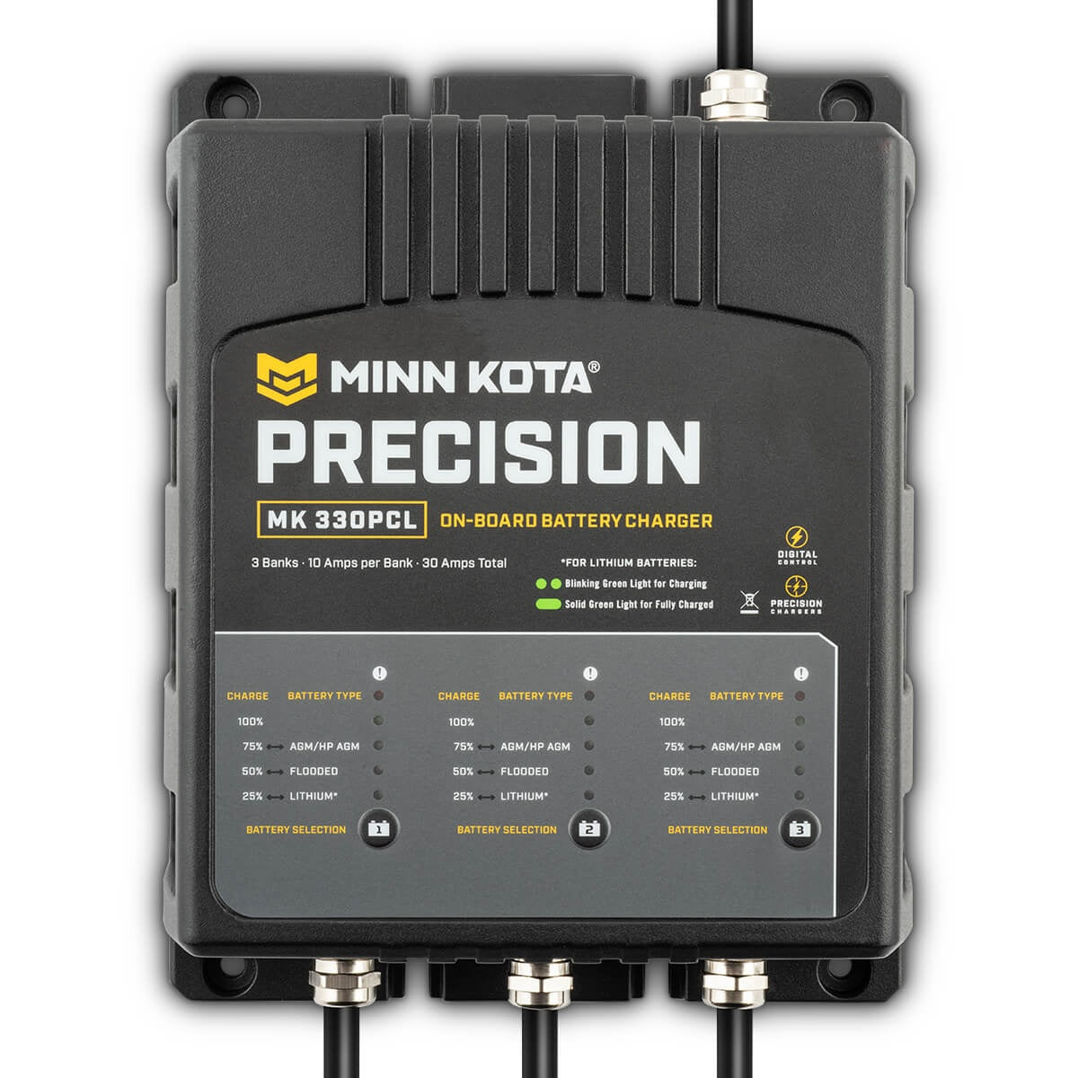 Minn Kota Precision On-Board Charger (PCL Series) 10 Amps.