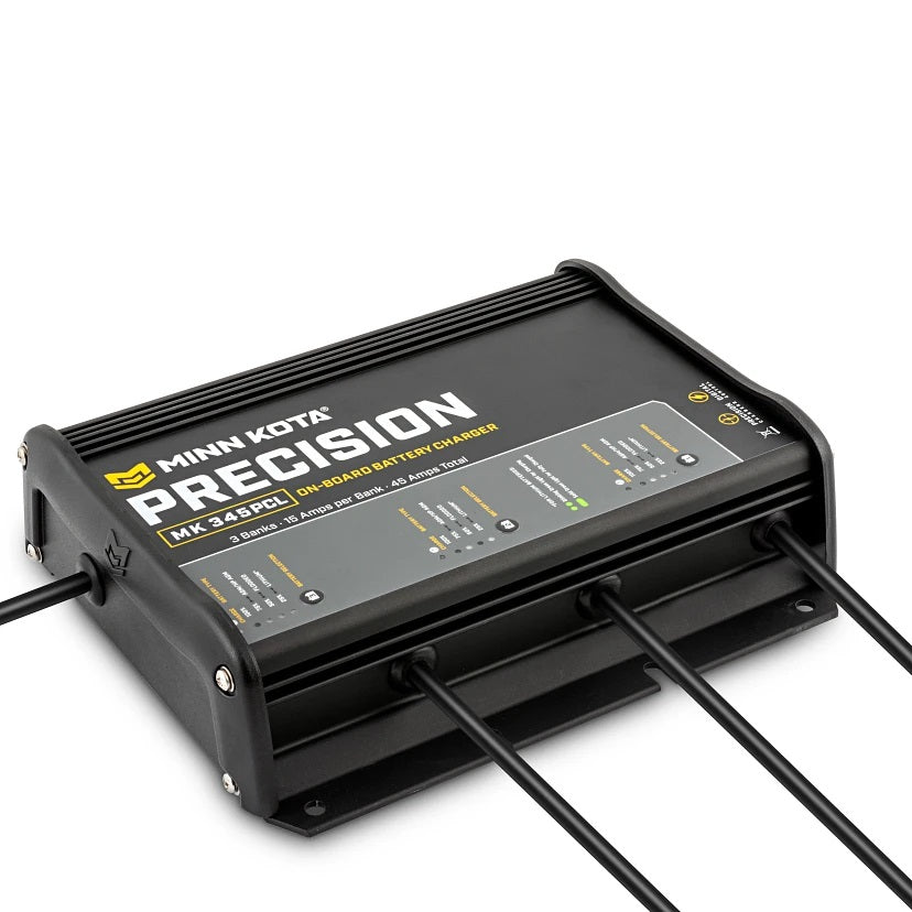 Minn Kota MKPCL Precision Charger With Bank 15 Amps.