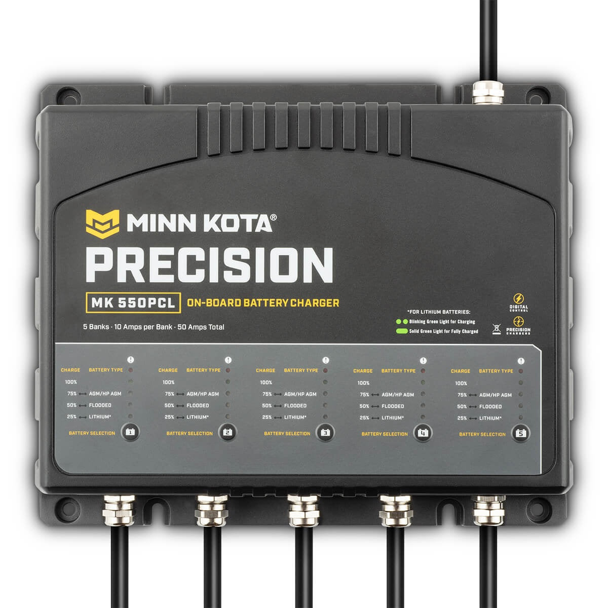 Minn Kota Precision On-Board Charger (PCL Series) 10 Amps.