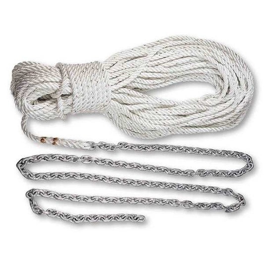 Powerwinch P10295 Anchor Rode 300ft 1/2in Line 15ft 1/4in Chain