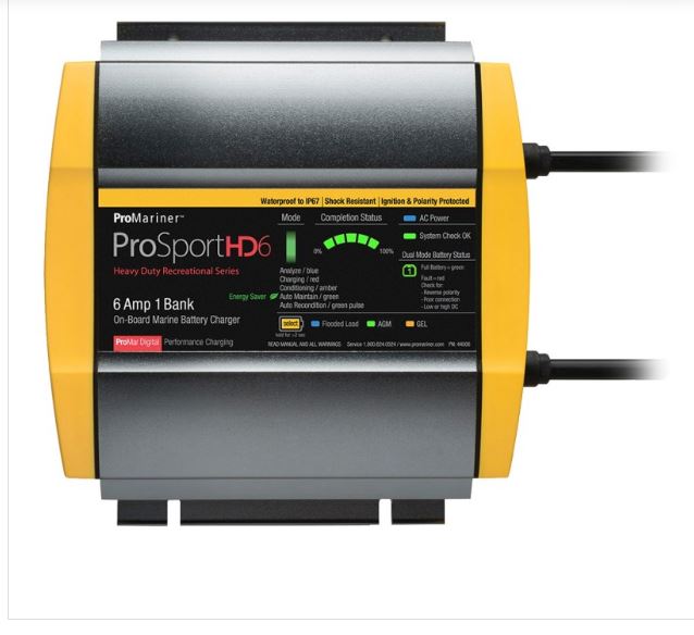 ProMariner ProSport HD Gen4 Battery Chargers.