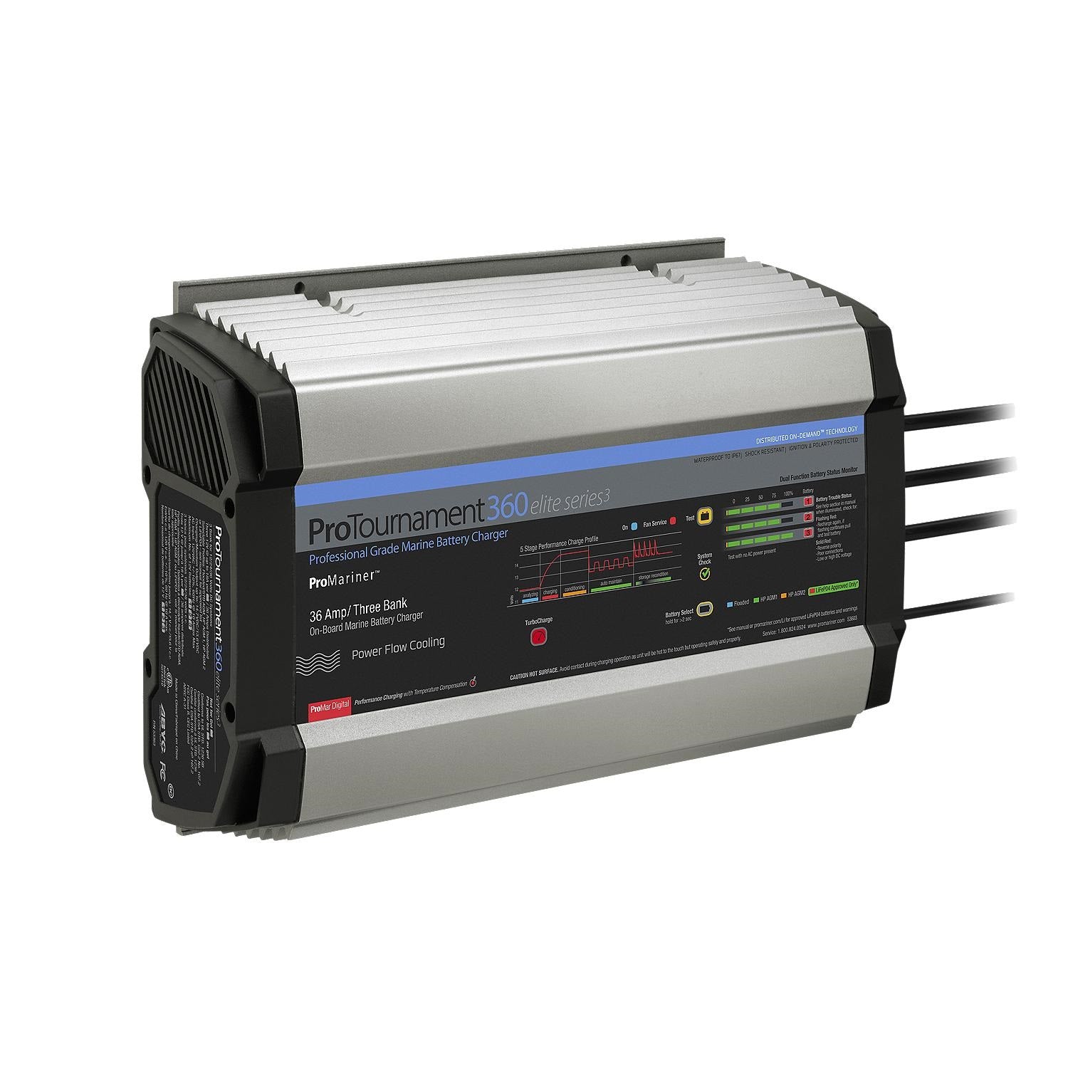 ProMariner ProTournament Elite 3 Series Battery Chargers.