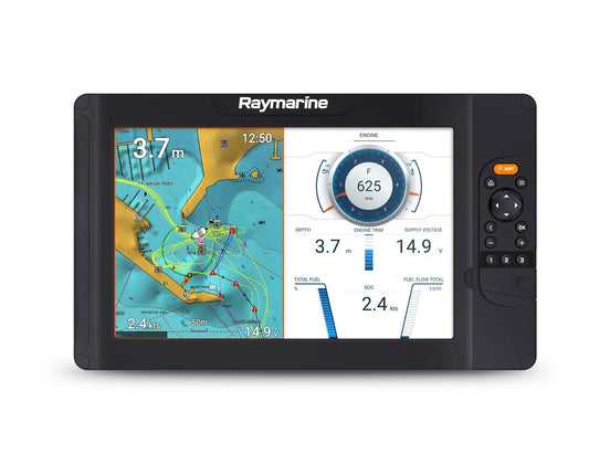 Raymarine Element S MFD  No Transducer Lighthouse North America Chart.