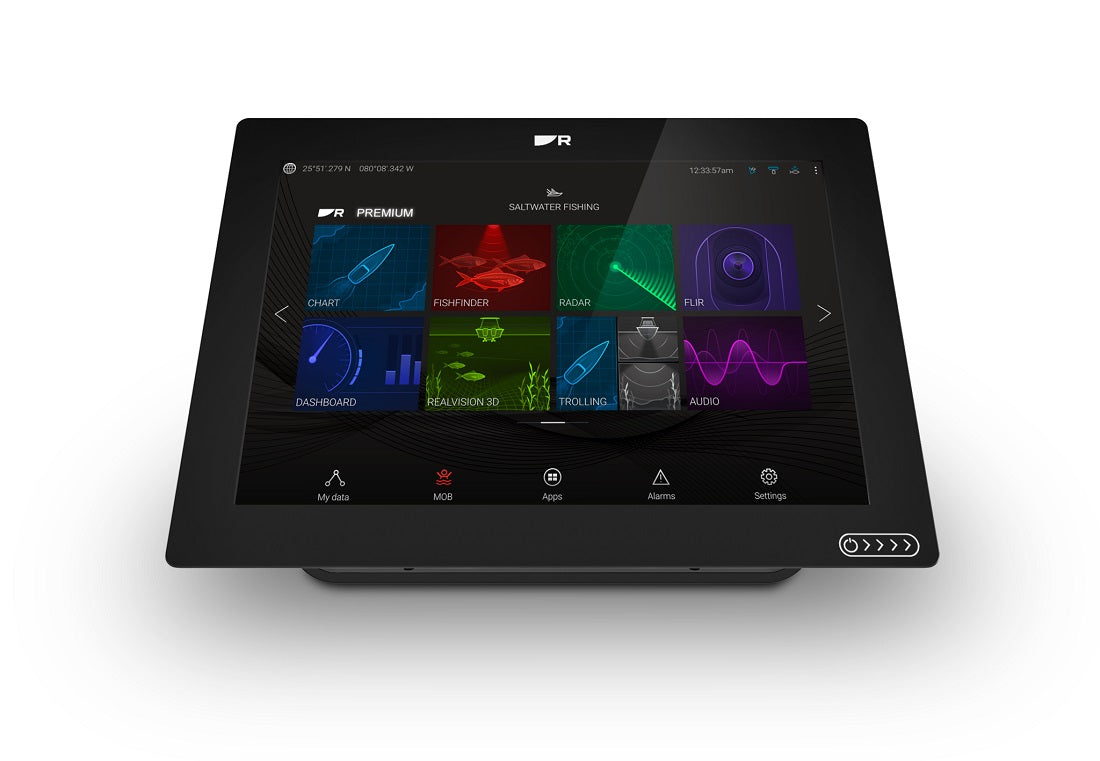 Raymarine Axiom+ Chartplotter No Chart.