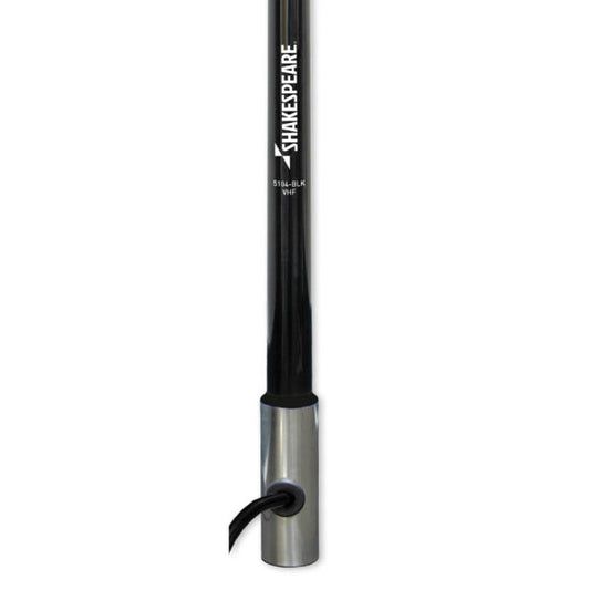 Shakespeare 5104 Black 4ft 3DB VHF Antenna W/15ft RG58