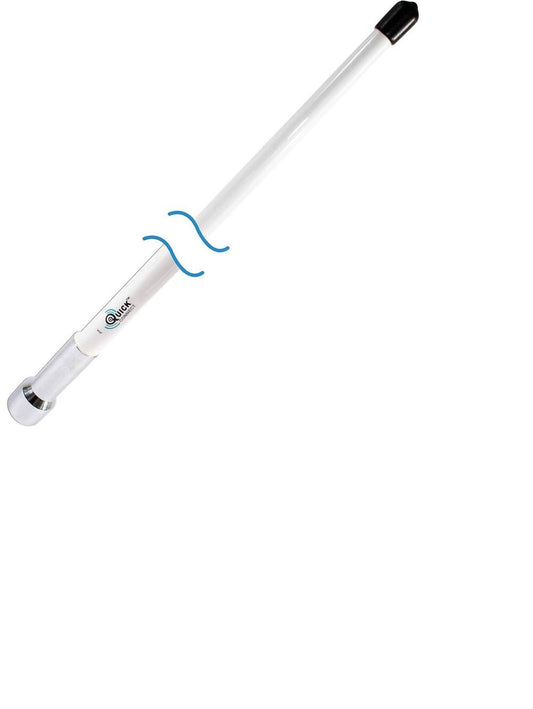 Shakespeare Quick Connect VHF Antenna Chrome Ferrule Packed in Tube.