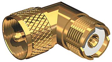 Shakespeare Marine Grade PL-259 Coaxial Connectors and Adapters Gold Plated.
