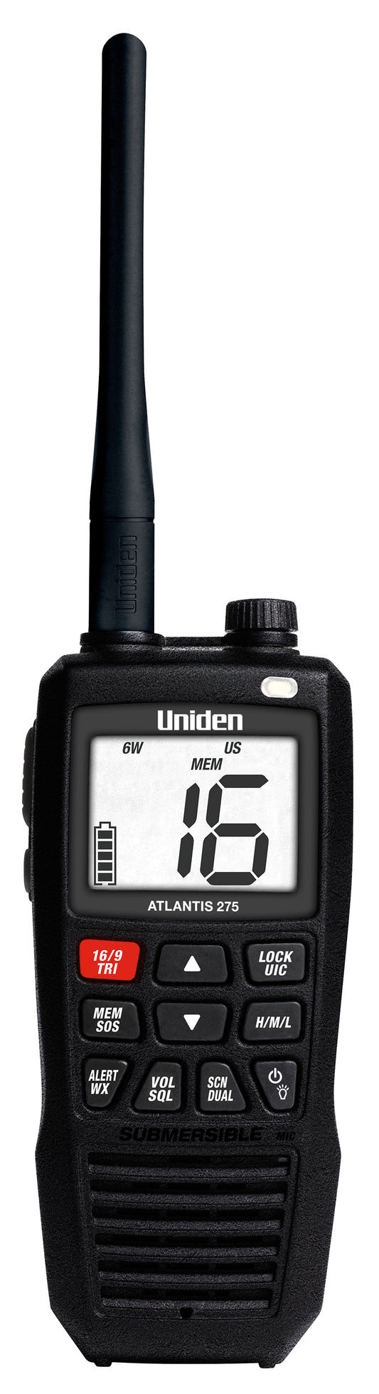 Uniden Atlantis Floating Hand Held VHF Radios.