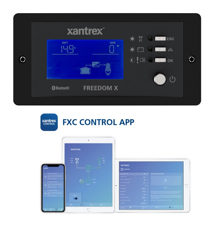 Xantrex 808-0817-02 Remote With 25ft Cable and Bluetooth For Freedom X and XC Inverters