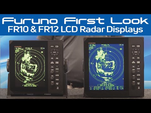 Furuno FR12 12.1in Portrait Style Radar Display Works with DRS Antennas